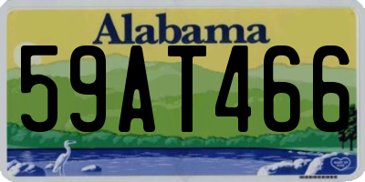 AL license plate 59AT466