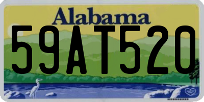 AL license plate 59AT520