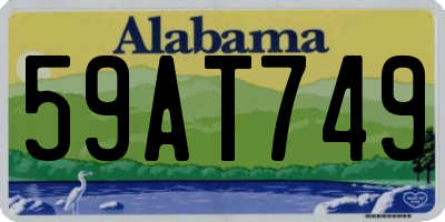 AL license plate 59AT749