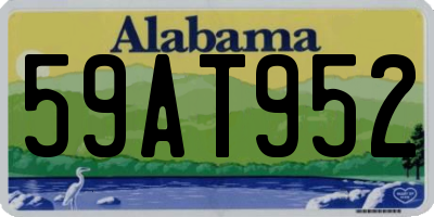 AL license plate 59AT952