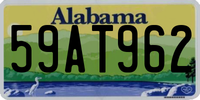 AL license plate 59AT962