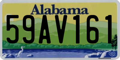 AL license plate 59AV161