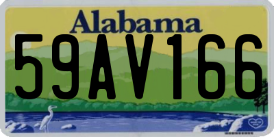 AL license plate 59AV166