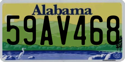 AL license plate 59AV468