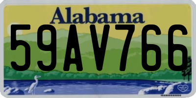 AL license plate 59AV766