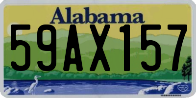 AL license plate 59AX157