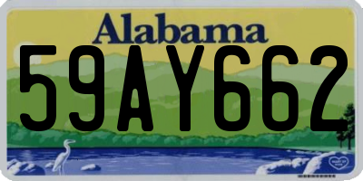 AL license plate 59AY662