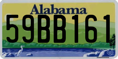 AL license plate 59BB161