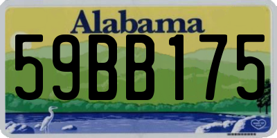 AL license plate 59BB175