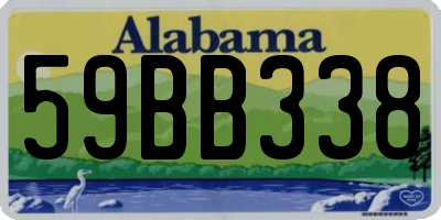 AL license plate 59BB338