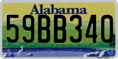 AL license plate 59BB340