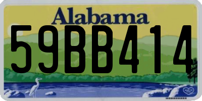 AL license plate 59BB414