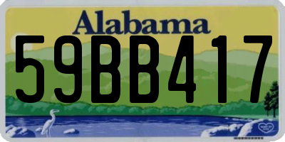 AL license plate 59BB417