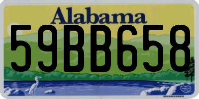 AL license plate 59BB658