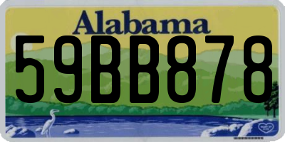 AL license plate 59BB878
