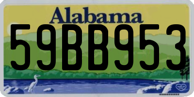 AL license plate 59BB953