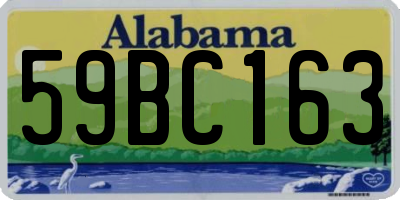 AL license plate 59BC163