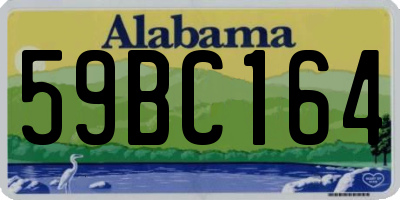 AL license plate 59BC164