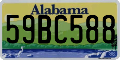 AL license plate 59BC588