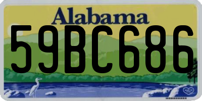 AL license plate 59BC686
