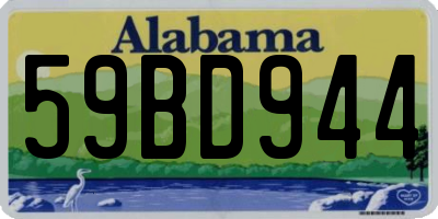 AL license plate 59BD944