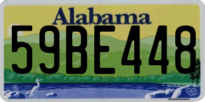 AL license plate 59BE448