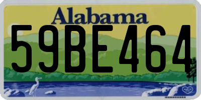 AL license plate 59BE464