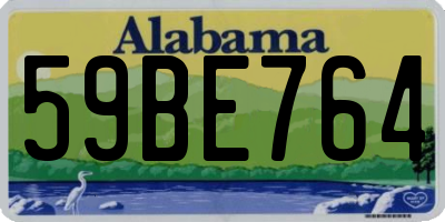 AL license plate 59BE764