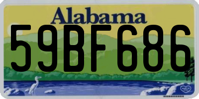 AL license plate 59BF686