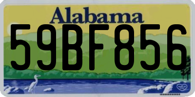 AL license plate 59BF856
