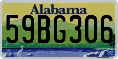 AL license plate 59BG306