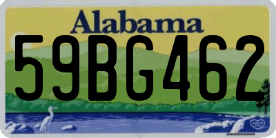 AL license plate 59BG462
