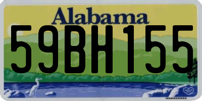 AL license plate 59BH155