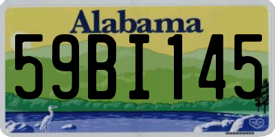 AL license plate 59BI145
