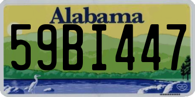 AL license plate 59BI447