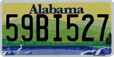 AL license plate 59BI527