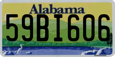 AL license plate 59BI606