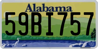 AL license plate 59BI757