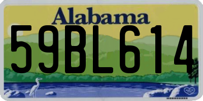 AL license plate 59BL614