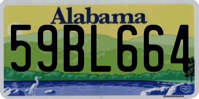 AL license plate 59BL664