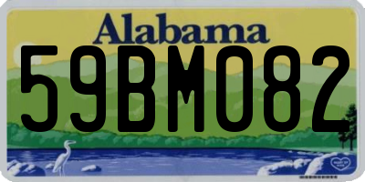 AL license plate 59BM082