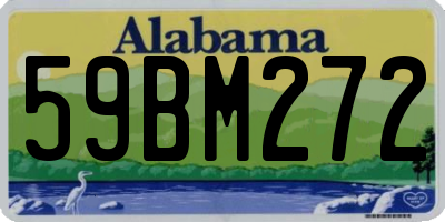AL license plate 59BM272