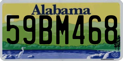 AL license plate 59BM468