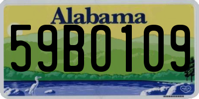 AL license plate 59BO109
