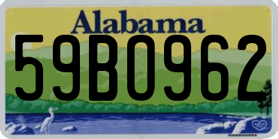 AL license plate 59BO962