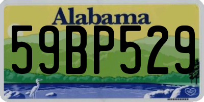 AL license plate 59BP529