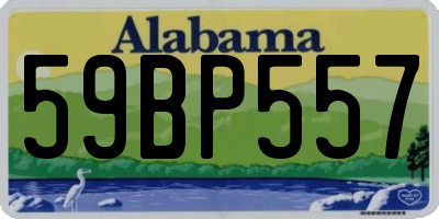 AL license plate 59BP557