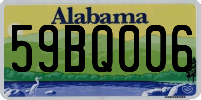 AL license plate 59BQ006