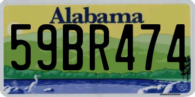 AL license plate 59BR474