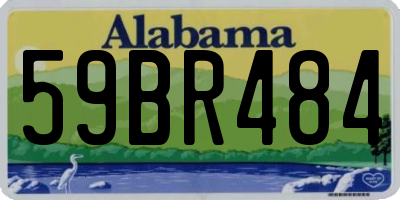AL license plate 59BR484